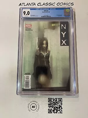Buy NYX # 3 CGC Graded 9.0 Marvel Comic Book 1st Appearance Of X-23 Laura Kinney JH7 • 648.30£