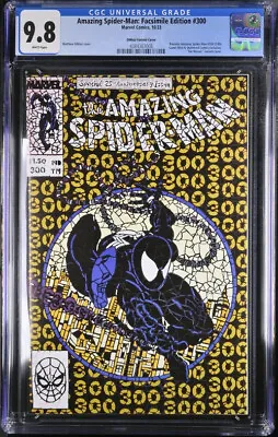 Buy Amazing Spider-man 300 | CGC 9.8 |FACISIMILE MOSAIC GOLD Shattered • 83.61£