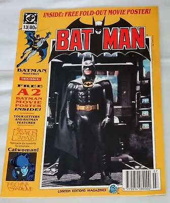 Buy Batman Monthly UK #13 - DC Comics (1989) London Editions Magazines VF+ • 7.50£