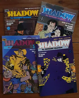 Buy The Shadow 1-4 (of 4), Howard Chaykin, Dc Comics, 1986, Fn/vf • 17.99£
