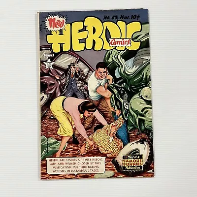 Buy New Heroic Comics #63 1950 FN Famous Funnies Golden Age **Pen On First Page** • 60£