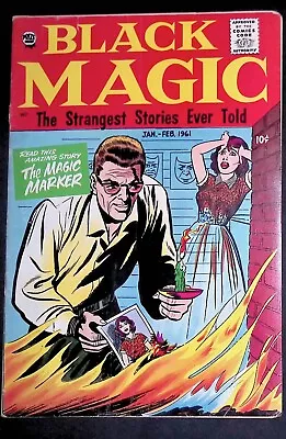 Buy Black Magic Vol.7 #6 Crestwood Prize Comics Silver Age 1961 VG/F • 17.99£