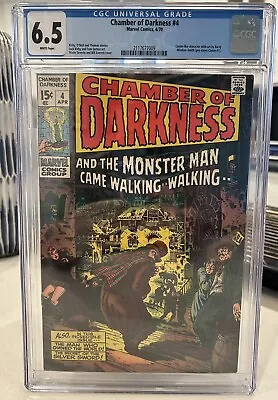 Buy Chamber Of Darkness #4 CGC VG 6.5 1970 White Pages. • 54.55£