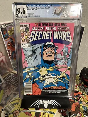 Buy Marvel Super Heroes Secret Wars #7 1984 Marvel Comics CGC 9.6 Newsstand • 157.75£