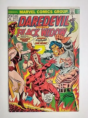 Buy Marvel Comics Daredevil #105 Madame MacEvil Becomes Moondragon, 1st Cover Appear • 36.37£
