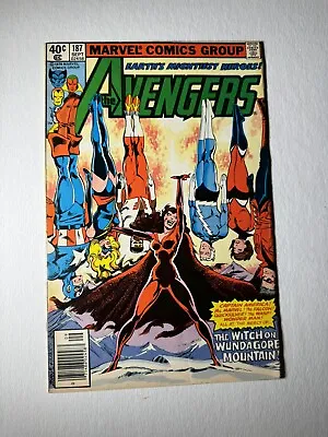 Buy Avengers #187 Marvel Comics 1979 Origin Of Darkhold! Captain America Wonder Man • 7.99£