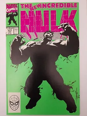 Buy The Incredible Hulk #377 Marvel Comics 1991, 1st Professor Hulk • 80£