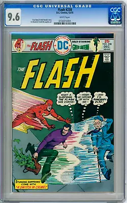Buy Flash 238 CGC Graded 9.6 NM+ White Pages DC Comics 1975 • 80.31£