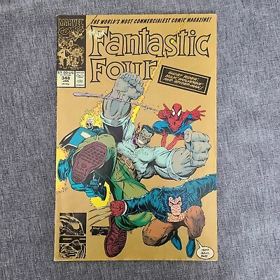 Buy Fantastic Four #348, 2nd Print Gold Cover Variant, Marvel 1991 • 7.99£