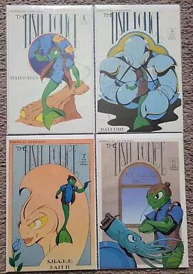 Buy The Fish Police (1985) - Comic Lot - #1, 5, 6, 7 - Fishwrap Presents • 15.99£