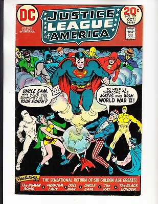 Buy Justice League Of America Jla 107 Vg/fn Dc Comics Books Freedom Fighters (1973) • 19.92£