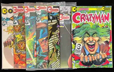 Buy Continuity Comics Lot Of 7 (Crazyman, Ms. Mystic & More) - CS9657 • 11.85£