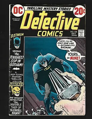 Buy Detective Comics #428 VGFN Kaluta Dillin Batman Comm. Gordon Hawkman Solo Story • 8£