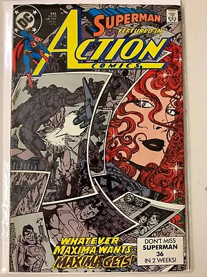 Buy Action Comics #645 1st Appearance Maxima 7.0 (1989) • 9.50£