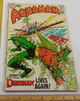 Buy Aquaman #50 Comic Book VG 1970s Neal Adams Deadman Art Silver Age • 31.51£