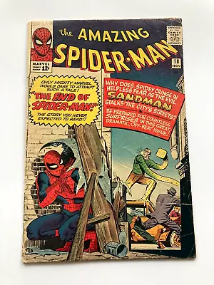 Buy Amazing Spider-Man 18 1964 Solid Copy Sandman • 103.26£