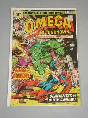 Buy Omega The Unknown #2 Vol 1 Marvel Hulk Battle May 1976 • 4.99£
