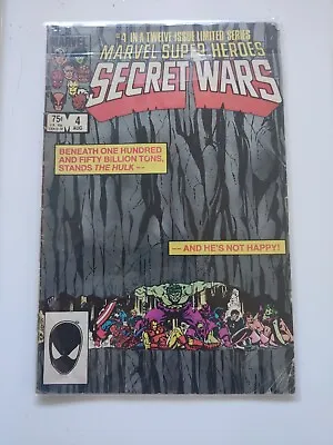 Buy Marvel Super Heroes Secret Wars  #4   Nm • 29£