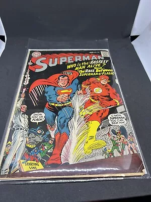 Buy Superman #199 Race Between Superman And Flash DC Comics 1967- Collectable • 59.58£