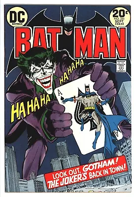 Buy * BATMAN #251 (1973) Classic Joker Cover Neal Adams Art Near Mint+ 9.6 * • 3,971.68£