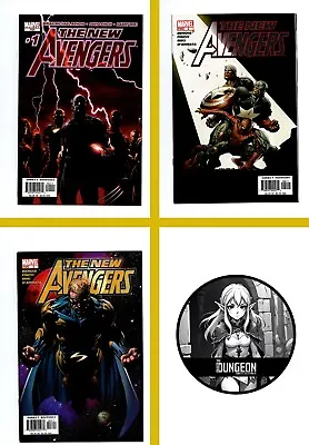 Buy The New Avengers #1, #2 & #3, Vol.1, 3 Key Issue's, Marvel Comics, 2005 (Good) • 9.99£