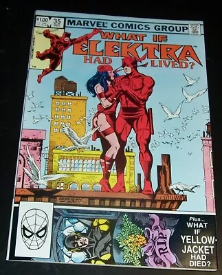 Buy NM 9.4  WHAT IF Elektra Had Lived? # 35,. NEW Frank Miller, 1982 Yellow Jacket • 23.65£