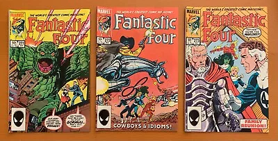 Buy Fantastic Four #271, 272 & 273 KEY 1st Appearance Nathan Richards (Marvel 1984) • 29.62£