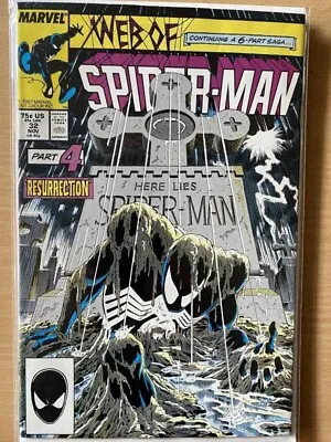 Buy Web Of Spider Man #32 (1985) Death Of Kraven/Classic Cover • 49.99£