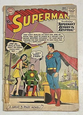 Buy DC Comics Superman # 141 1960 Low-Grade Complete • 19.78£