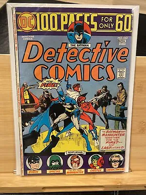 Buy Batman Detective Comics #443 1974 - 100 Pages - Finger Ditko - Creeper Origin FN • 17.47£