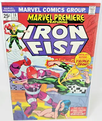 Buy Marvel Premiere #18 Iron Fist *1974* 9.0 • 22.78£