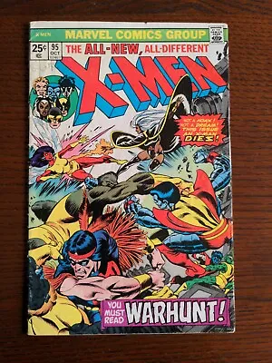 Buy Uncanny X-Men #95, FN 6.0, Death Of Thunderbird; 3rd Appearance New X-Men • 100£