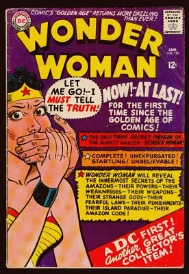 Buy DC Comics WONDER WOMAN #159 Origin G/VG 3.0 • 27.67£