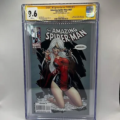 Buy Amazing Spider-Man #607 CGC SS 9.6 WHITE Comic Book Signed By J.SCOTT CAMPBELL • 359.78£