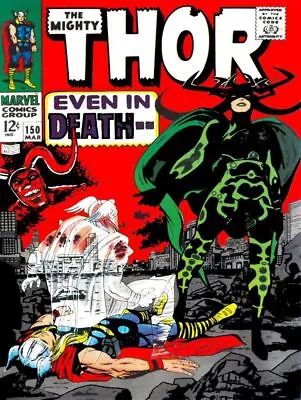 Buy Thor #150 NEW METAL SIGN: Even In Death - Loki & Hel - Classic Art! • 15.99£