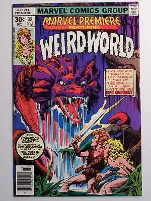 Buy Marvel Premiere #38 (1977)  WEIRDWORLD- COMICS - DAVE COCKRUM COVER VG+ • 11.93£