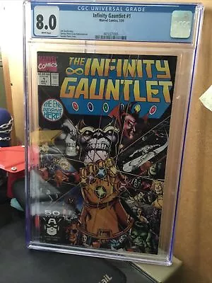 Buy Infinity Gauntlet #1 Marvel 1991 Thanos Mcu Event Begins Starlin & Perez Cgc 8.0 • 32.10£