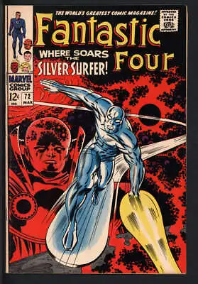 Buy Fantastic Four #72 6.0 // Silver Surfer Cover + Appearance 1968 • 115.29£
