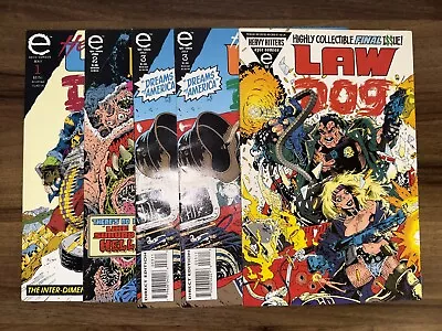 Buy Heavy Hitters Law Dog #1 #2 #3 #3 #4 Epic Comic Book 1993 Inter-Dimensional Cop • 0.99£