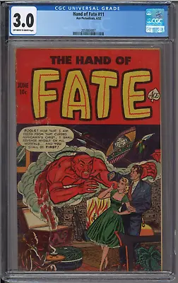 Buy Hand Of Fate #11 - CGC 3.0 - Ace Periodicals 1952 • 252.29£