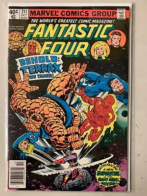 Buy Fantastic Four #211 Newsstand, 1st Appearance Terrax The Tamer 6.0 (1979) • 12.79£