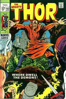 Buy Thor #163 VG; Marvel | Low Grade - Adam Warlock Cameo April 1969 - We Combine Sh • 35.17£