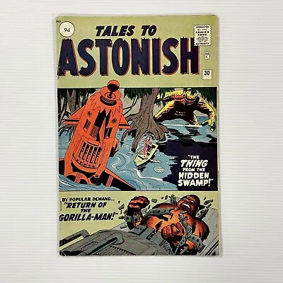 Buy Tales To Astonish #30 1962 VG+ Pence Copy • 120£
