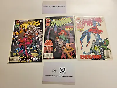 Buy 3 Marvel Comic Books Amazing Spider-Man #409 411 412 76 SM3 • 14.25£