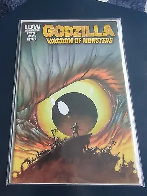 Buy Godzilla Kingdom Of Monsters #1 RI-A Powell Variant IDW 1:10 Variant • 2.50£