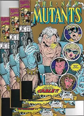 Buy THE NEW MUTANTS #87 1990 NEAR MINT- 9.2 4790 CABLE Three Issues 2nd Print • 7.90£