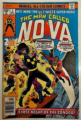 Buy Nova Key Issue 2 Bronze Age Marvel Comic Book 1st Powerhouse Higher Grade VG • 0.99£