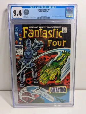 Buy Fantastic Four # 74 Galactus & Silver Surfer Oregon Coast Collection CGC 9.4 • 1,049.53£