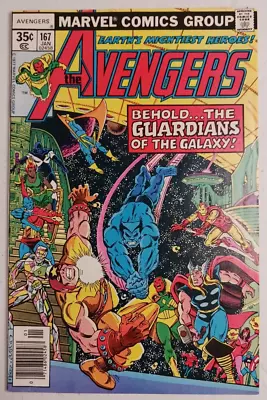 Buy The Avengers #167 ~ Marvel Comics 1978 ~ NEWSSTAND EDITION ~ HIGH GRADE COPY NM • 19.70£