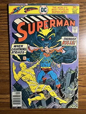 Buy Superman 303 Ernie Chan Cover Gerry Conway Story Dc Comics 1976 Vintage B • 3.91£